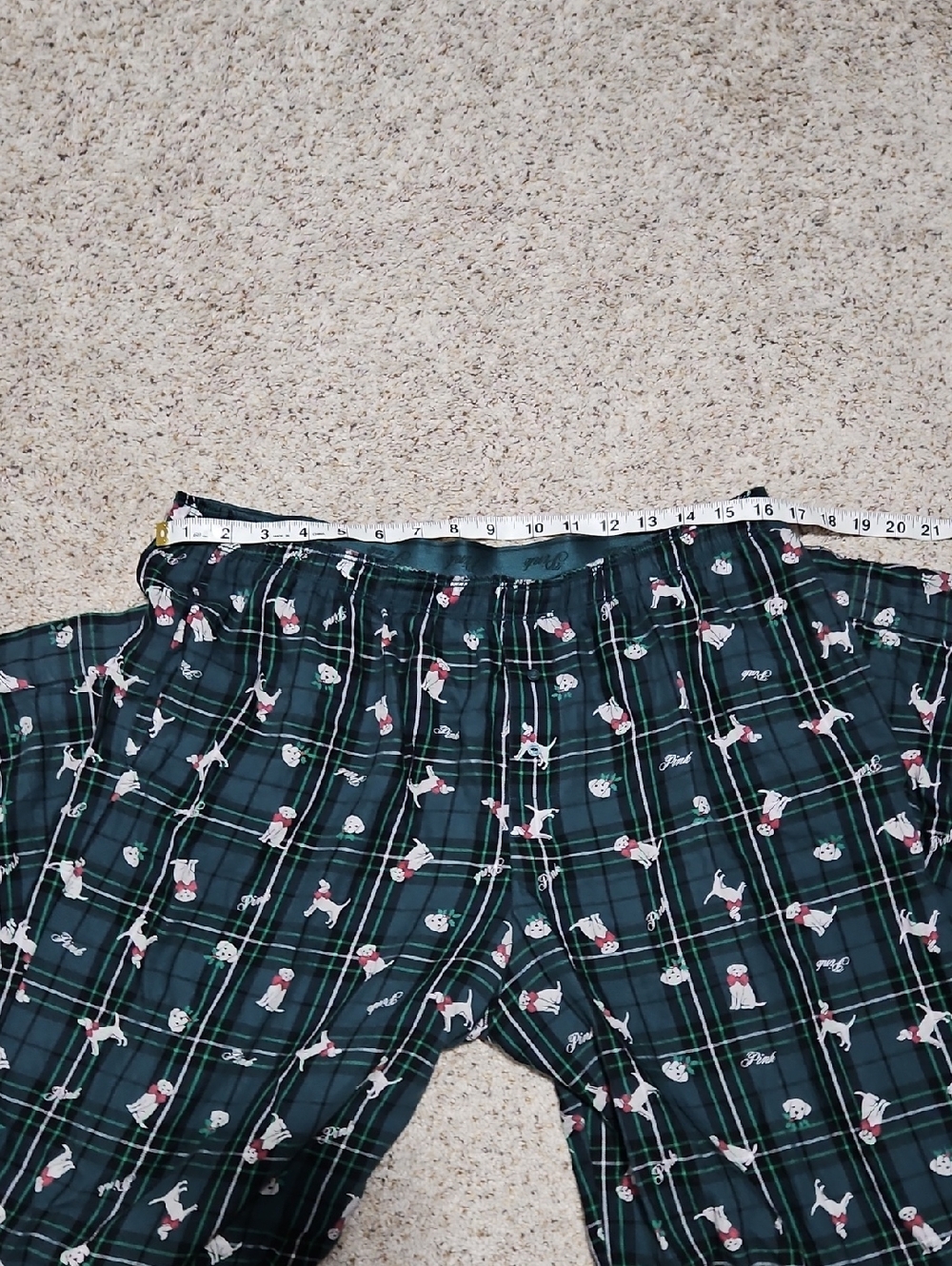 Victoria's Secret PINK Holiday Lounge Pj Pants LARGE - Picture 8 of 10